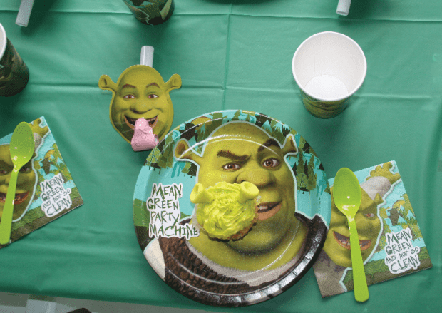 Puesto de la mesa Shrek