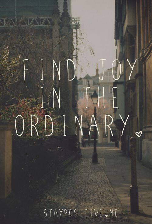 joyintheordinary